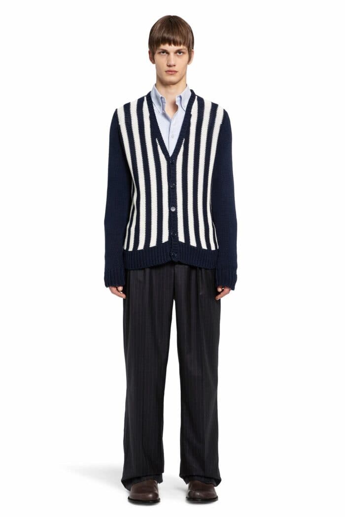 LOEWE Striped Jacquard Cardigan