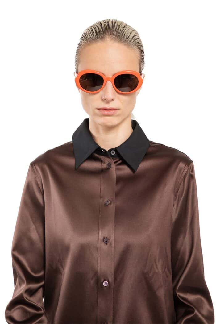 LOEWE Thin Mini Oval Sunglasses