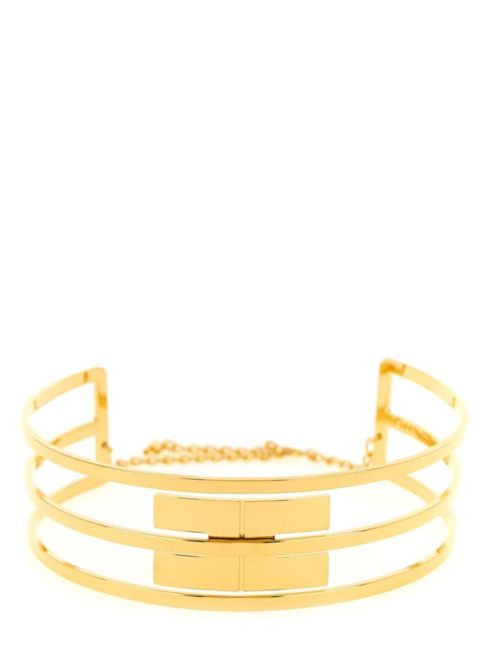 elisabetta franchi logo band necklace Elisabetta Franchi Logo Band Necklace