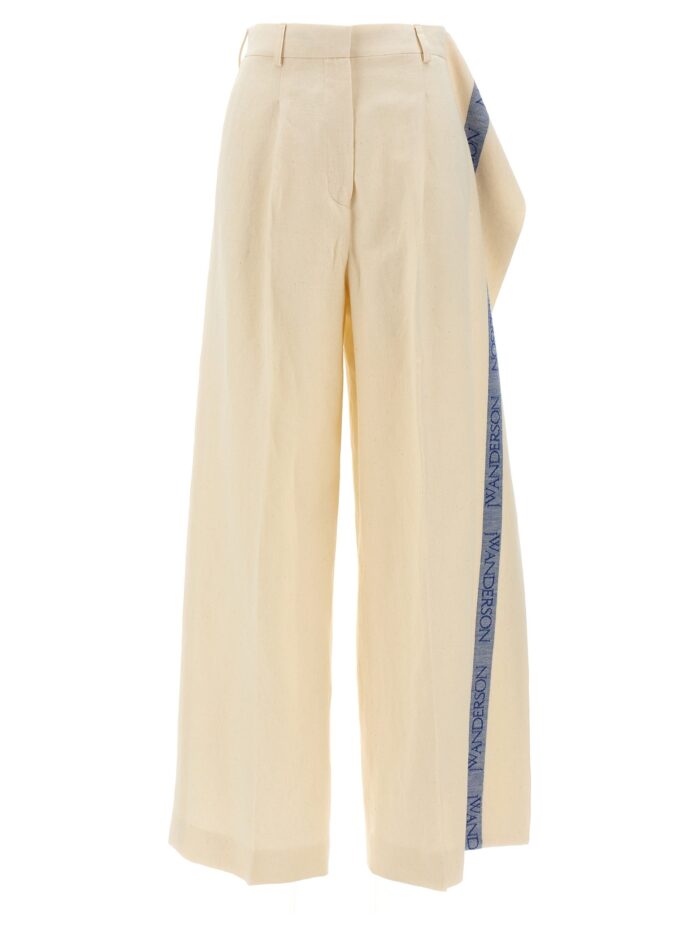 j.w.anderson logo band panel pants J.W.ANDERSON Logo Band Panel Pants
