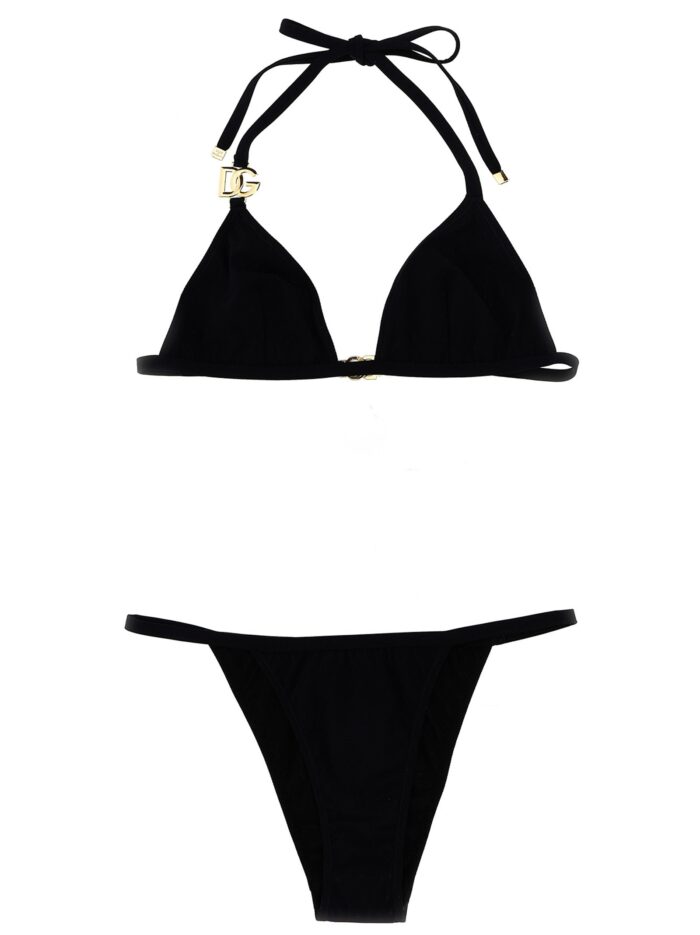 dolce & gabbana logo bikini set Dolce & Gabbana Logo Bikini Set