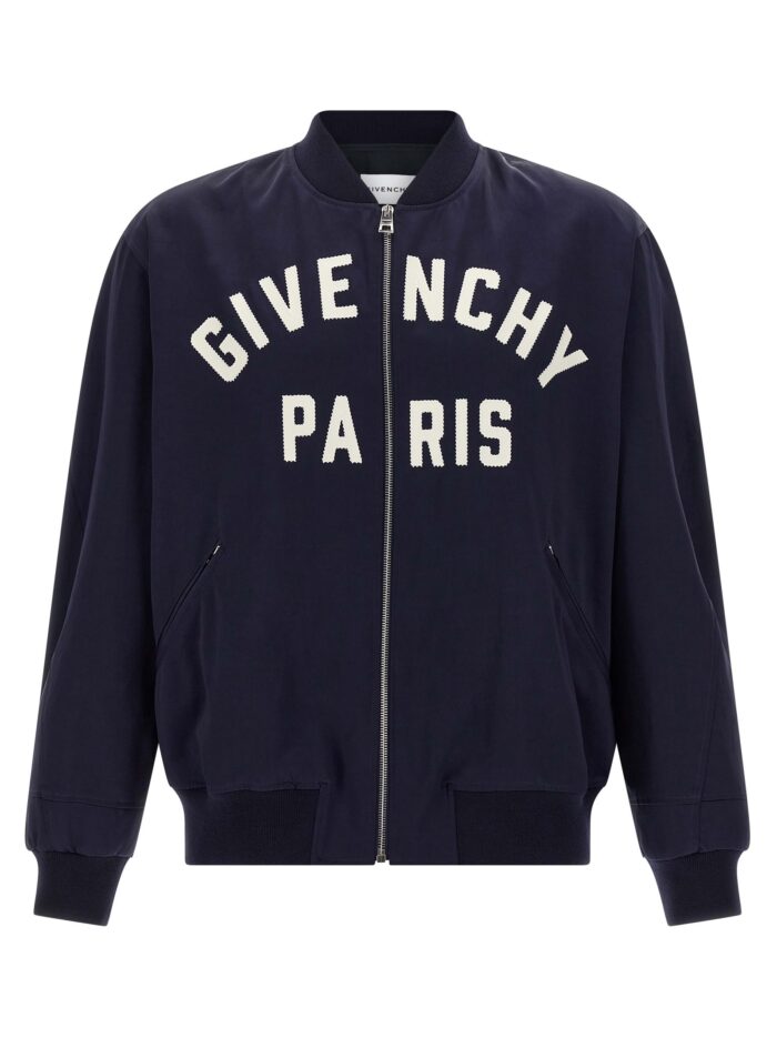 givenchy logo bomber jacket Givenchy Logo Bomber Jacket