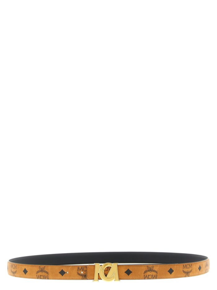 mcm logo buckle belt. MCM Logo Buckle Belt.