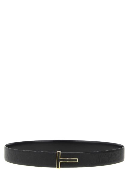 TOM FORD Logo Buckle Reversible Belt