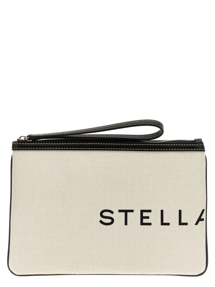 stella mccartney logo clutch bag Stella Mccartney Logo Clutch Bag