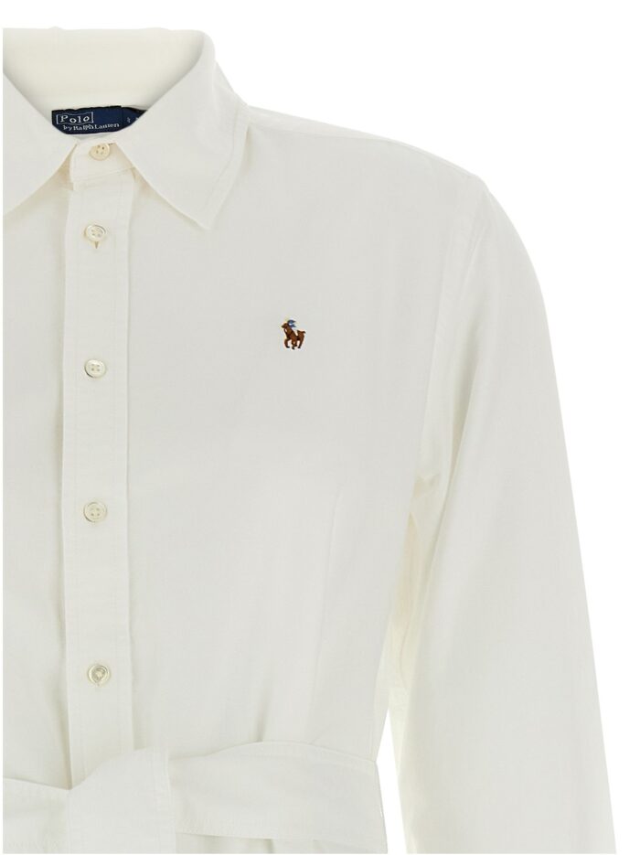Polo Ralph Lauren Logo Embroidery Chemisier Dress