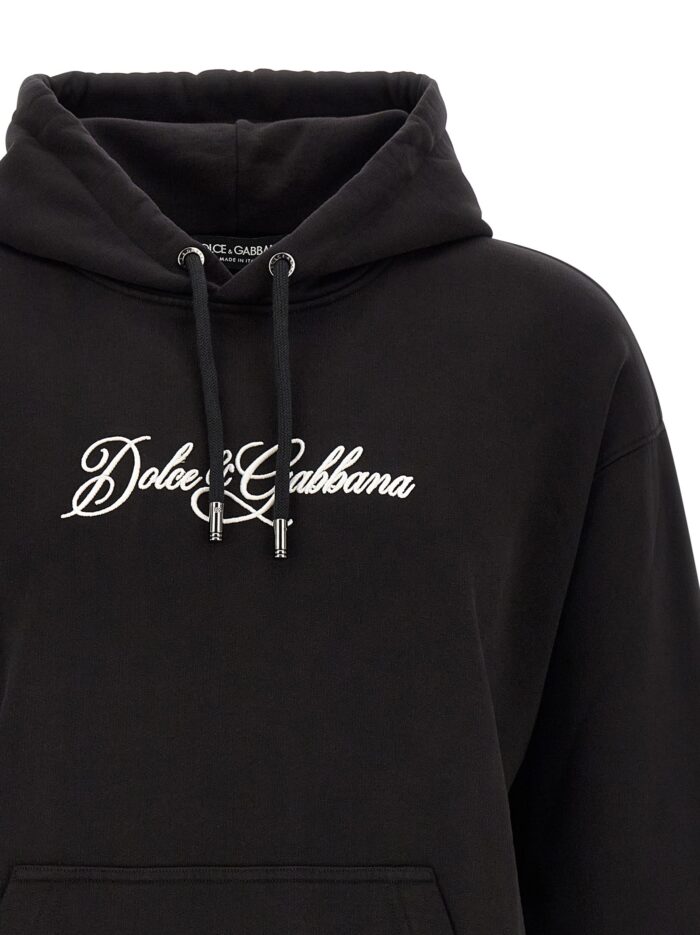 Dolce & Gabbana Logo Embroidery Hoodie
