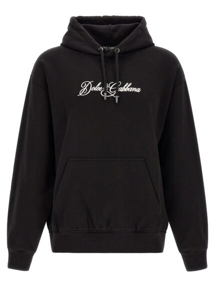 Dolce & Gabbana Logo Embroidery Hoodie