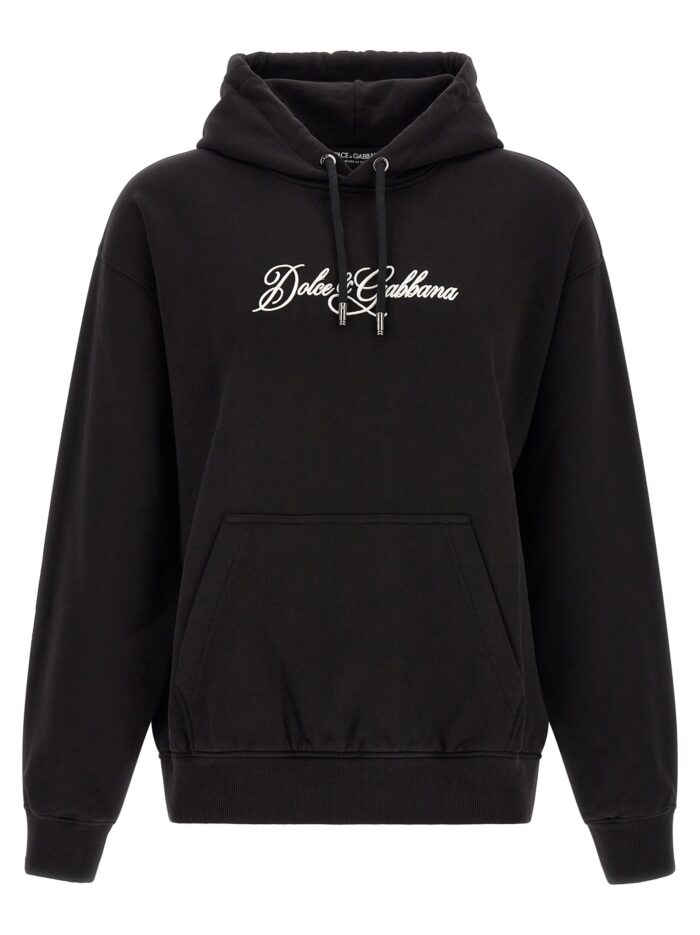 Dolce & Gabbana Logo Embroidery Hoodie