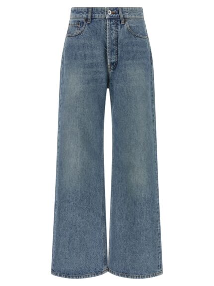 Miu Miu Logo Embroidery Jeans