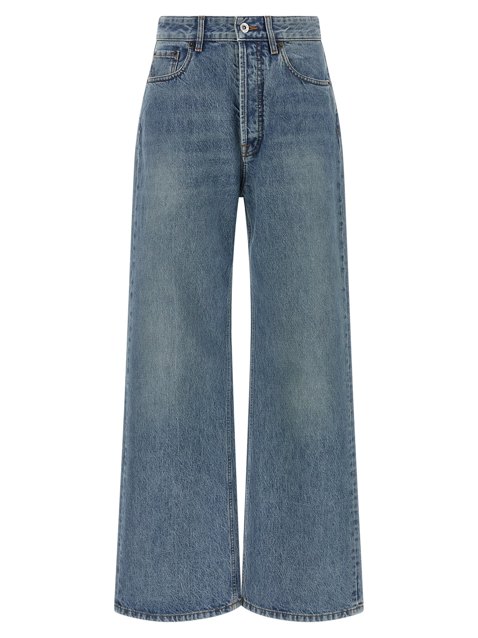 Miu Miu Logo Embroidery Jeans