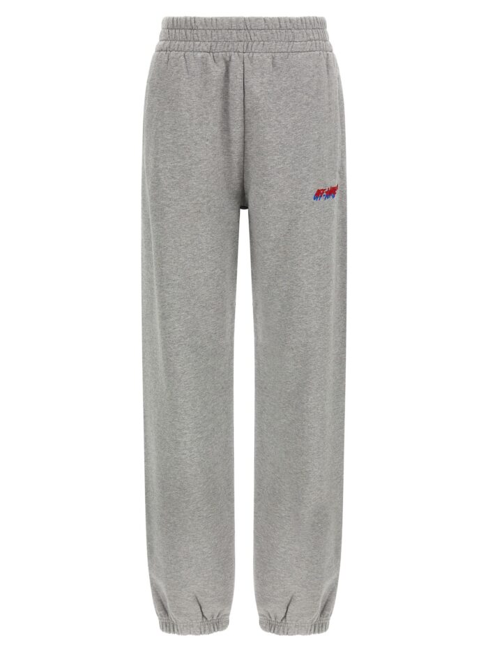off white logo embroidery joggers Off-white Logo Embroidery Joggers