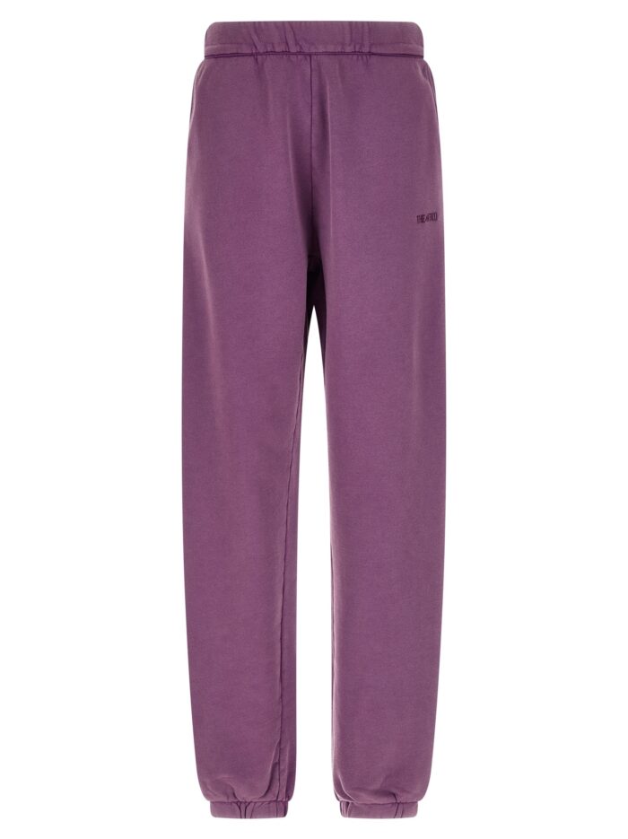 the attico logo embroidery joggers The Attico Logo Embroidery Joggers