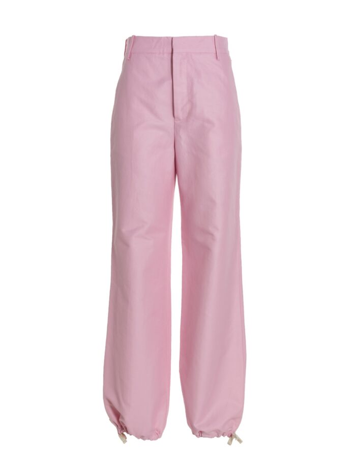 marni logo embroidery pants Marni Logo Embroidery Pants