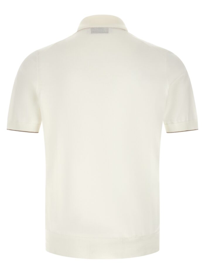 Brunello Cucinelli Logo Embroidery Polo Shirt
