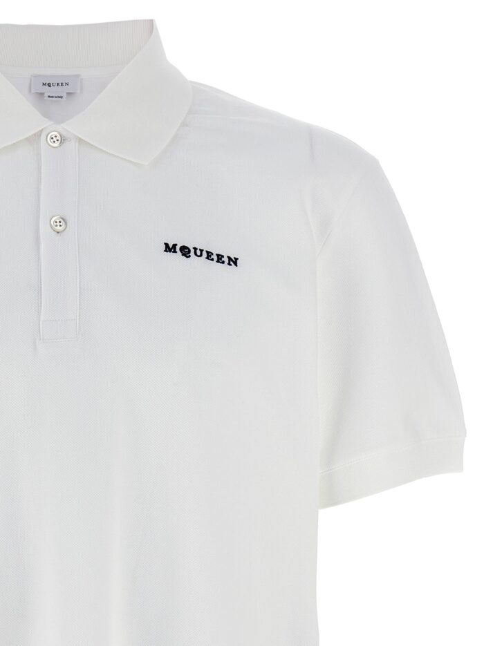 MCQUEEN Logo Embroidery Polo Shirt