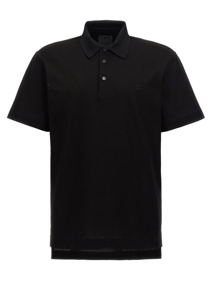 givenchy logo embroidery polo shirt Givenchy Logo Embroidery Polo Shirt