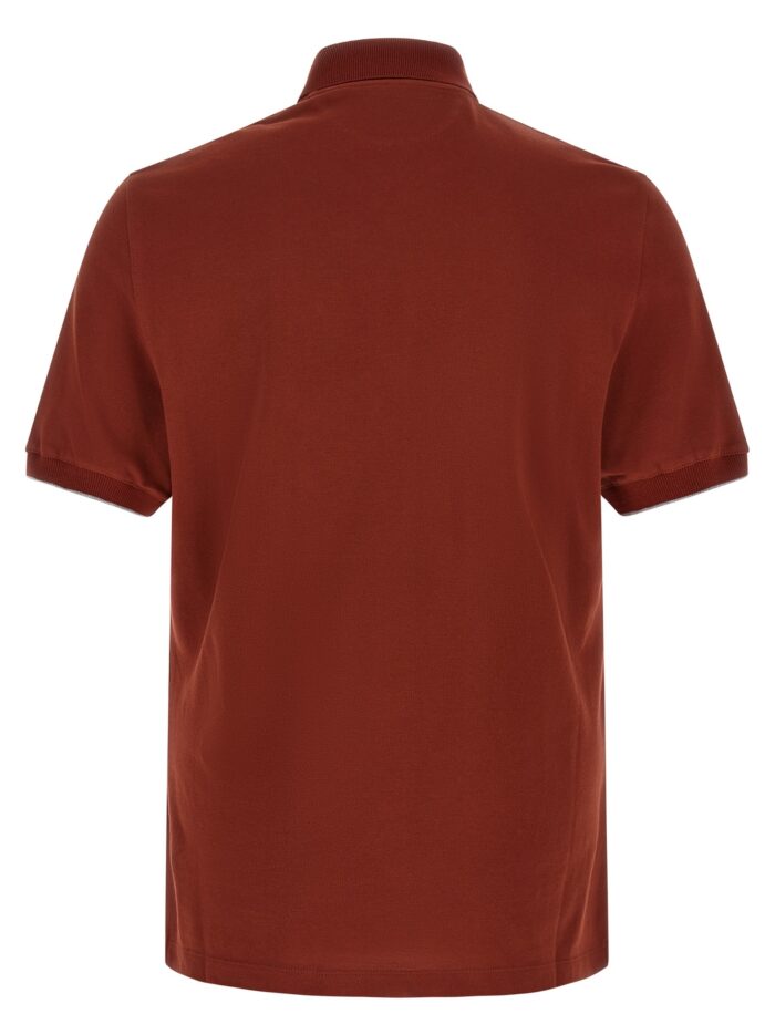Brunello Cucinelli Logo Embroidery Polo Shirt