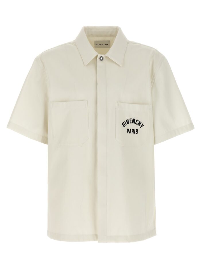 givenchy logo embroidery shirt Givenchy Logo Embroidery Shirt