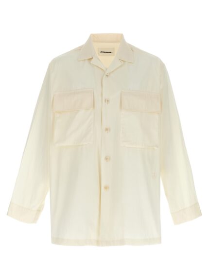 JIL SANDER Logo Embroidery Shirt