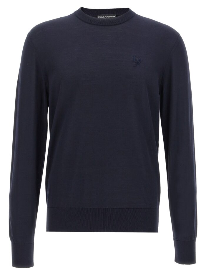 dolce & gabbana logo embroidery sweater Dolce & Gabbana Logo Embroidery Sweater