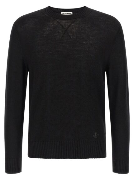 JIL SANDER Logo Embroidery Sweater