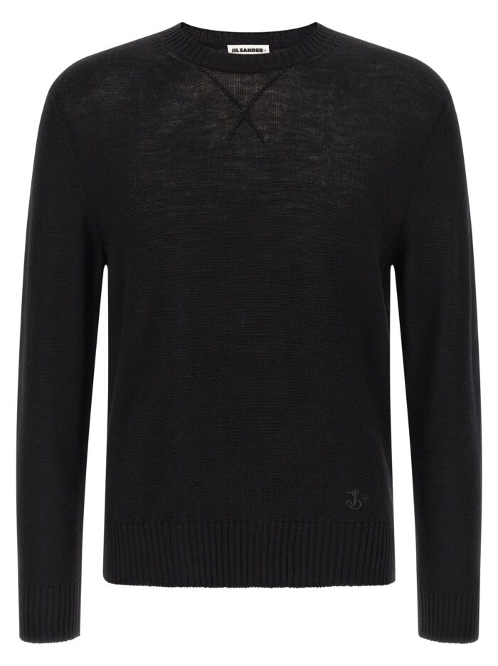 jil sander logo embroidery sweater JIL SANDER Logo Embroidery Sweater