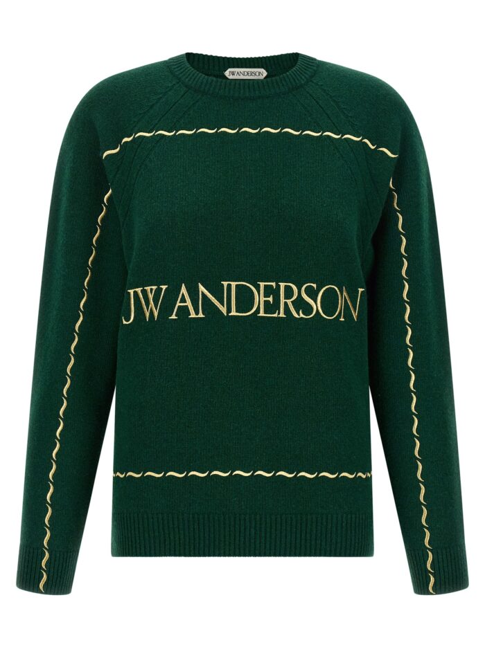 j.w.anderson logo embroidery sweater J.W.ANDERSON Logo Embroidery Sweater