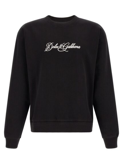 Dolce & Gabbana Logo Embroidery Sweatshirt
