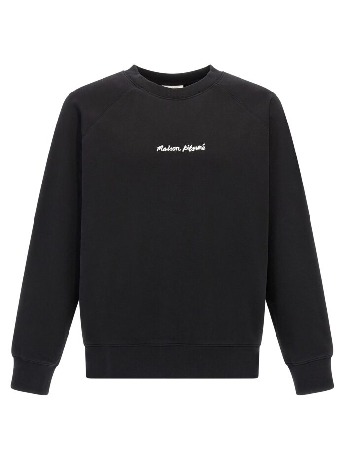 maison kitsune logo embroidery sweatshirt Maison Kitsune Logo Embroidery Sweatshirt
