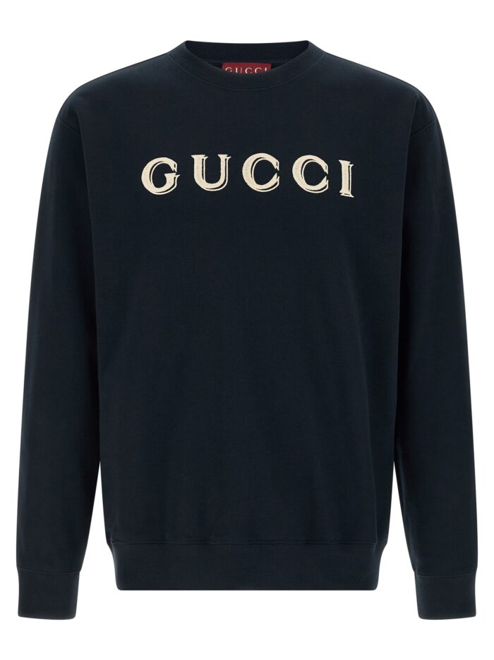 gucci logo embroidery sweatshirt Gucci Logo Embroidery Sweatshirt