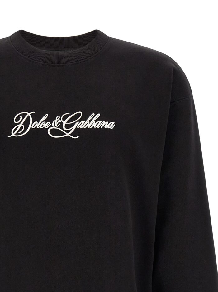 Dolce & Gabbana Logo Embroidery Sweatshirt