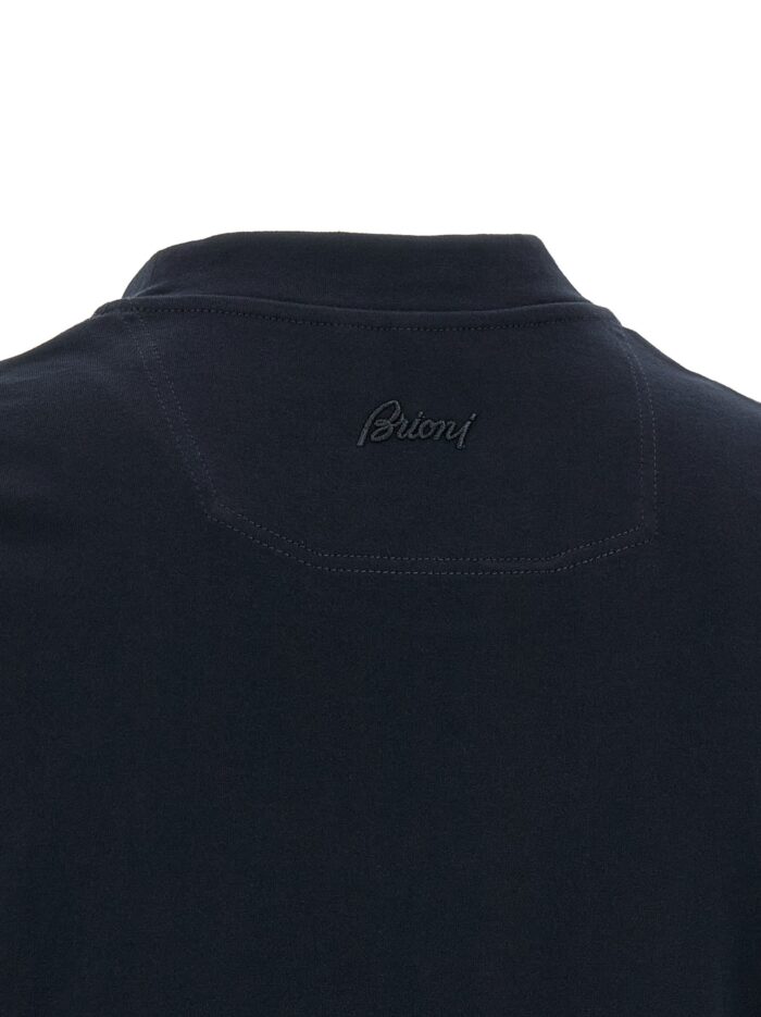 BRIONI Logo Embroidery T-shirt