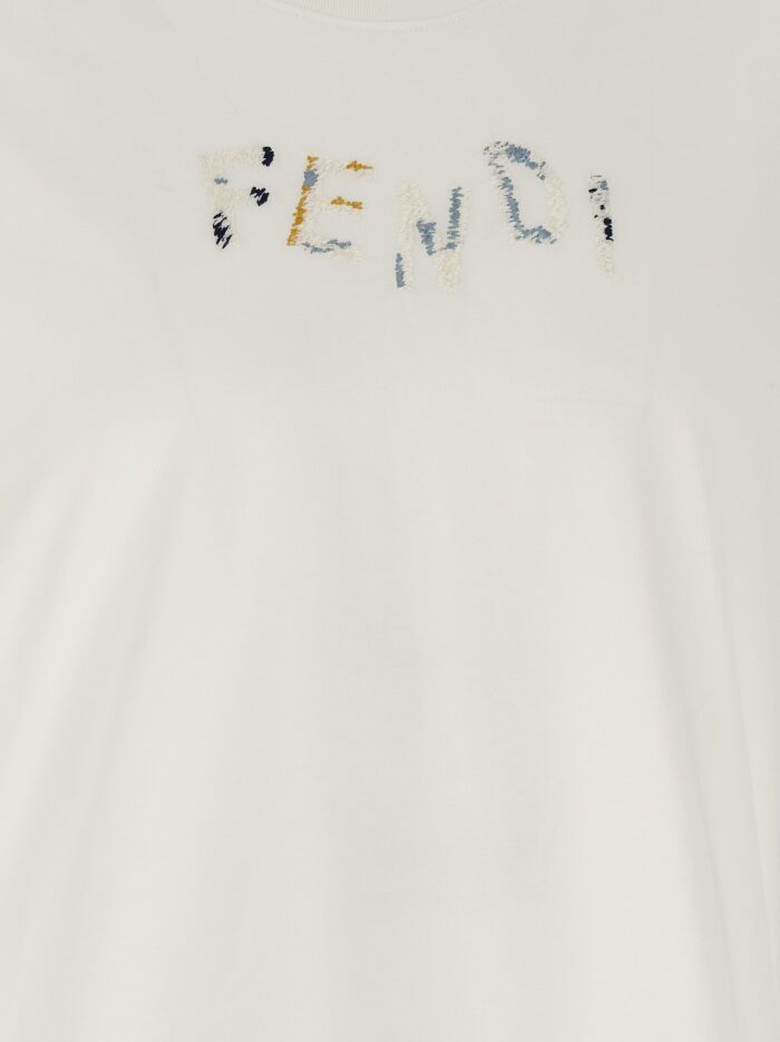 Fendi Logo Embroidery T-shirt