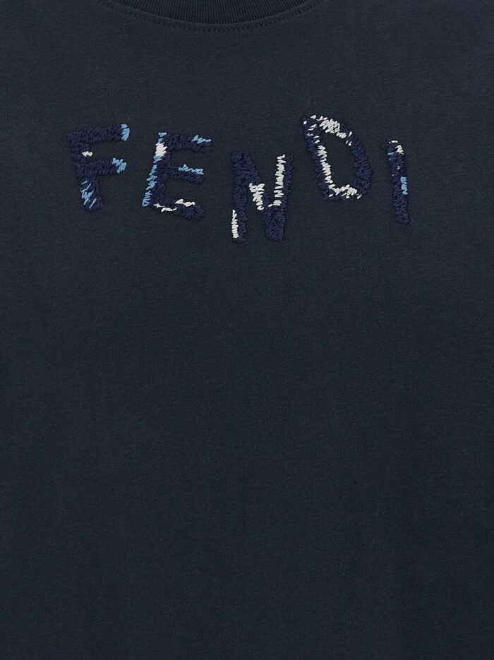 Fendi Logo Embroidery T-shirt