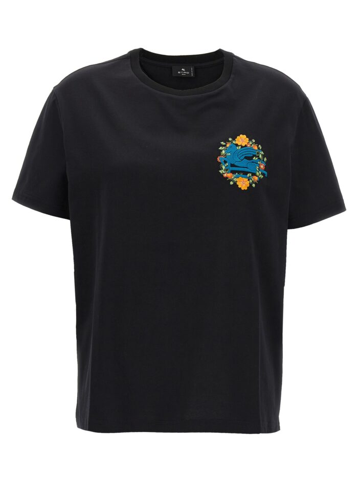 etro logo embroidery t shirt Etro Logo Embroidery T-shirt