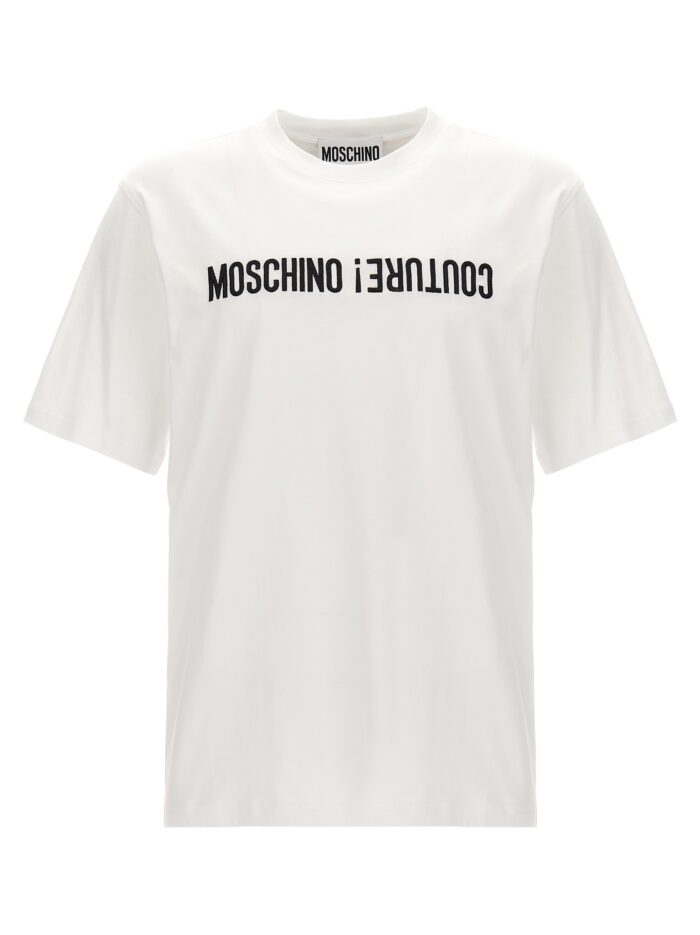 moschino logo embroidery t shirt Moschino Logo Embroidery T-shirt