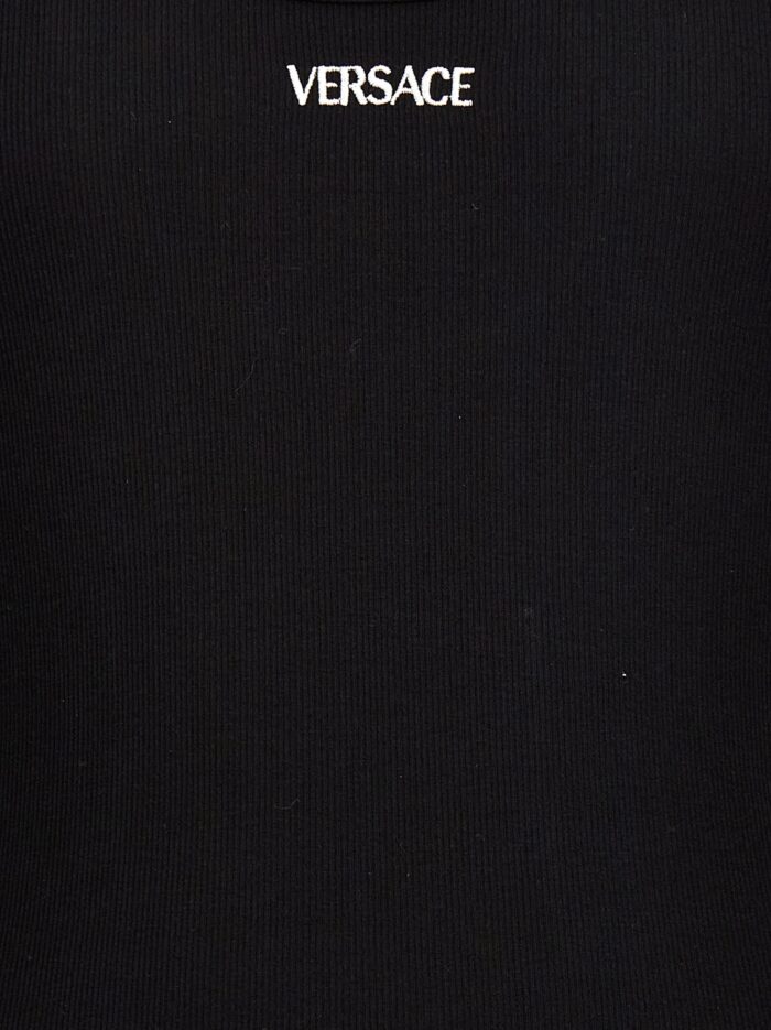 Versace Logo Embroidery Tank Top