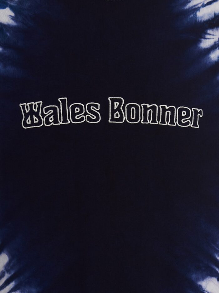 WALES BONNER Logo Embroidery Tie Dye Sweatshirt