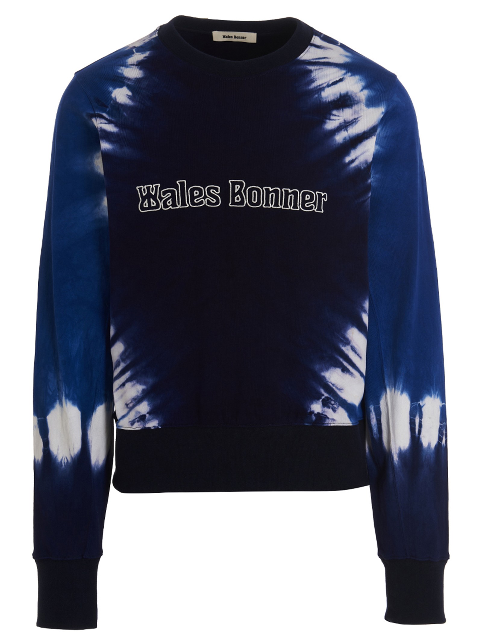 WALES BONNER Logo Embroidery Tie Dye Sweatshirt