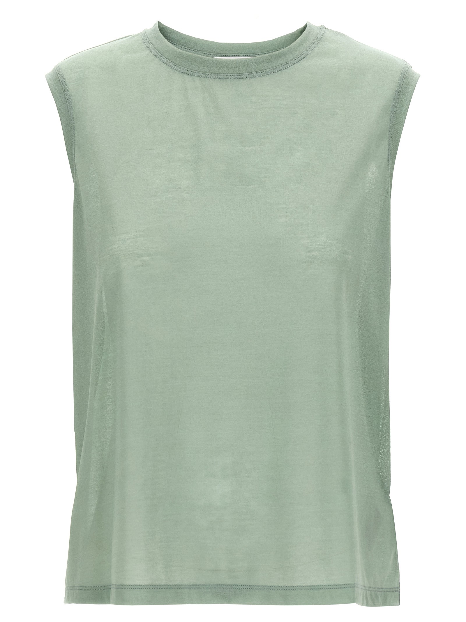 Victoria Beckham Logo Embroidery Top