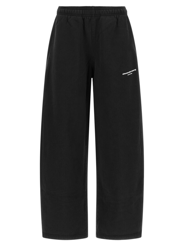 alexander wang logo fleece pants Alexander Wang Logo Fleece Pants