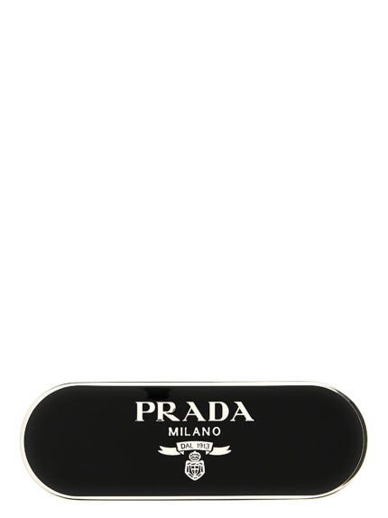 PRADA Logo Hair Clip