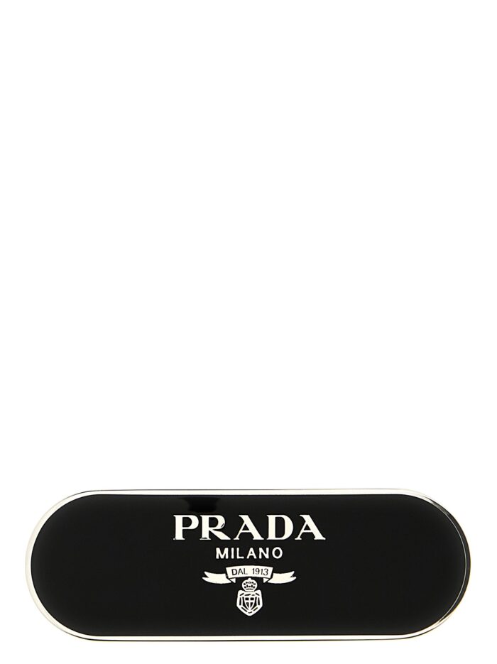 PRADA Logo Hair Clip