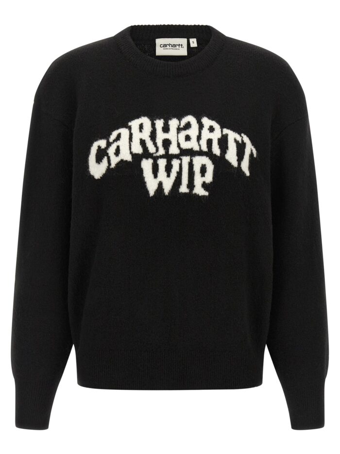 carhartt wip logo intarsia sweater Carhartt Wip Logo Intarsia Sweater