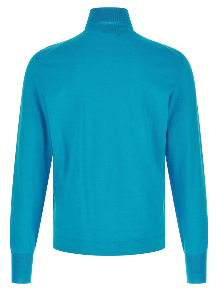 PRADA Logo Intarsia Turtleneck Sweater
