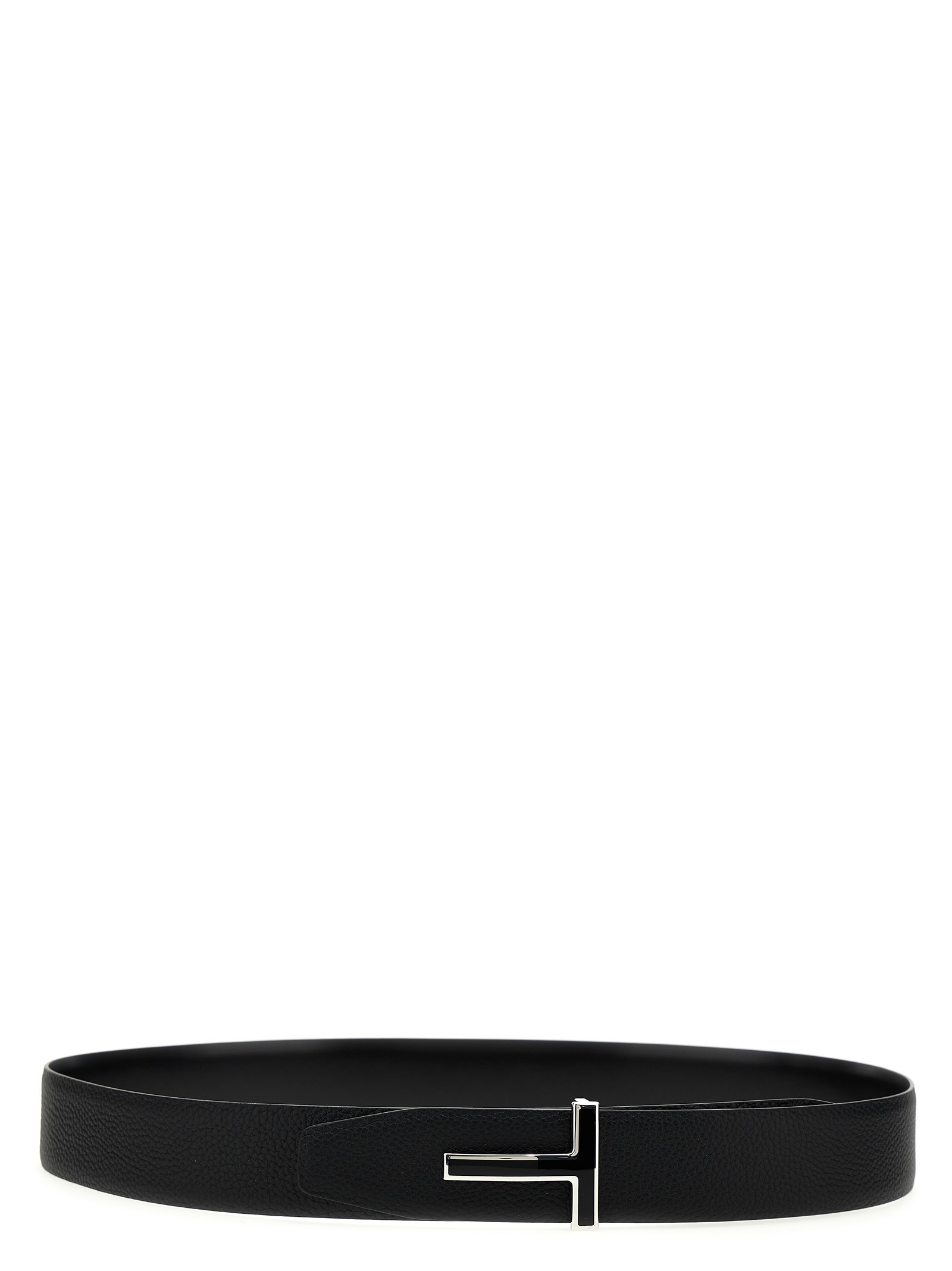 TOM FORD Logo Leather Belt