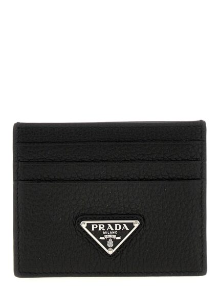 PRADA Logo Leather Cardholder