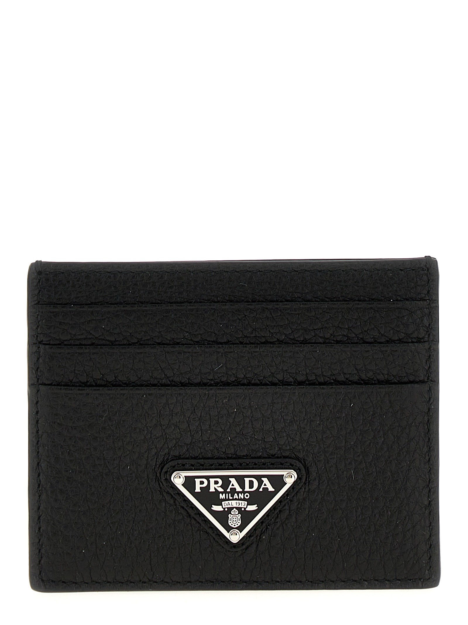 PRADA Logo Leather Cardholder