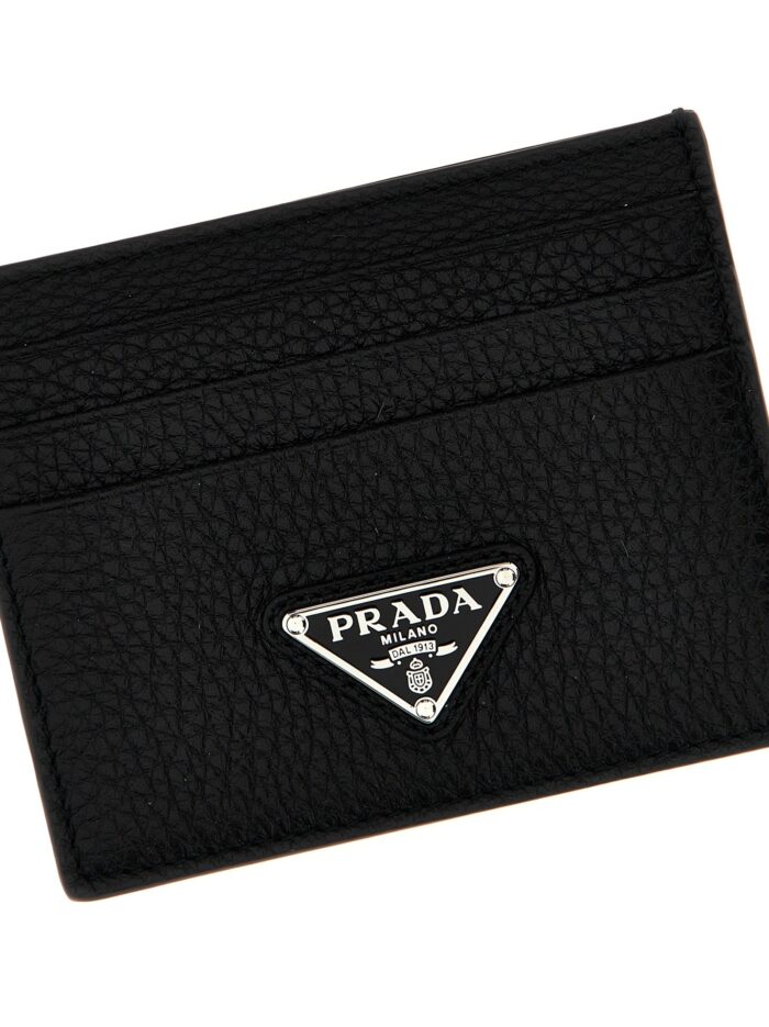 PRADA Logo Leather Cardholder